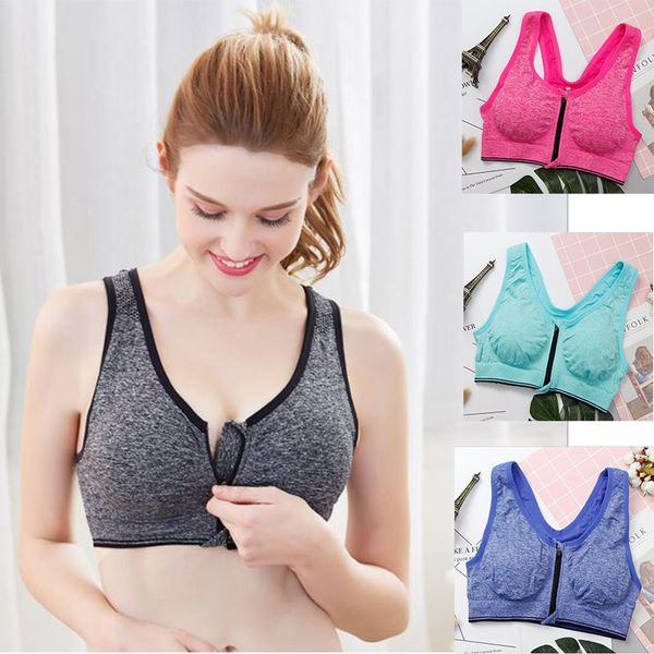 professional shockproof fitness yoga push up sports bra zipper running women seamless padded plus size bra drop ship, White;black
professional shockproof fitness yoga push up sports bra zipper running women seamless padded plus size bra drop ship, White;black