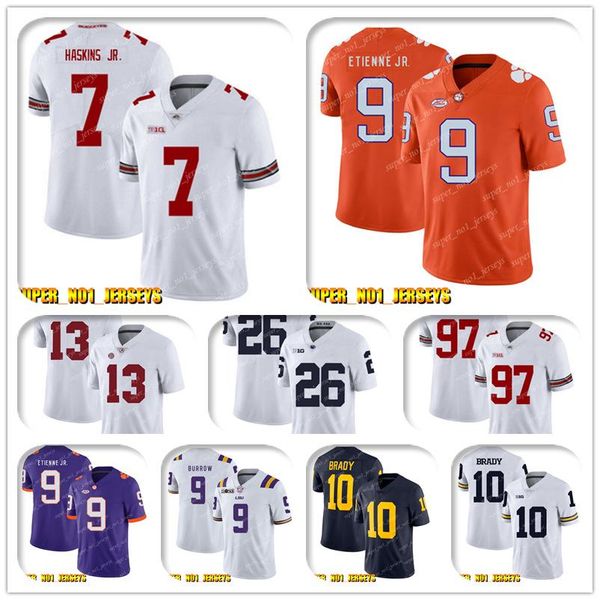 ncaa 7 dwayne haskins jr 9 travis etienne jr. clemson tigers college football jersey desean jackson carson wentz zach ertz jason kelce, Black;red
ncaa 7 dwayne haskins jr 9 travis etienne jr. clemson tigers college football jersey desean jackson carson wentz zach ertz jason kelce, Black;red