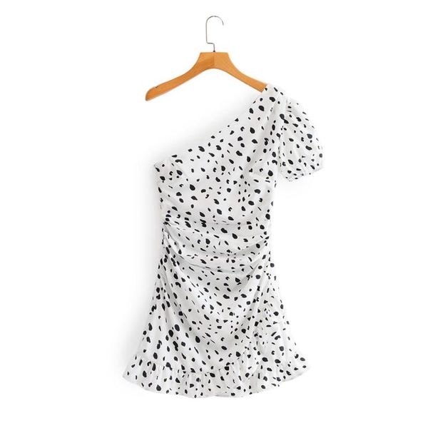 new 2020 women leopard print single shoulder asymmetrical mini dress female slim vestido chic pleated ruffle dresses ds3867, Black;gray
new 2020 women leopard print single shoulder asymmetrical mini dress female slim vestido chic pleated ruffle dresses ds3867, Black;gray