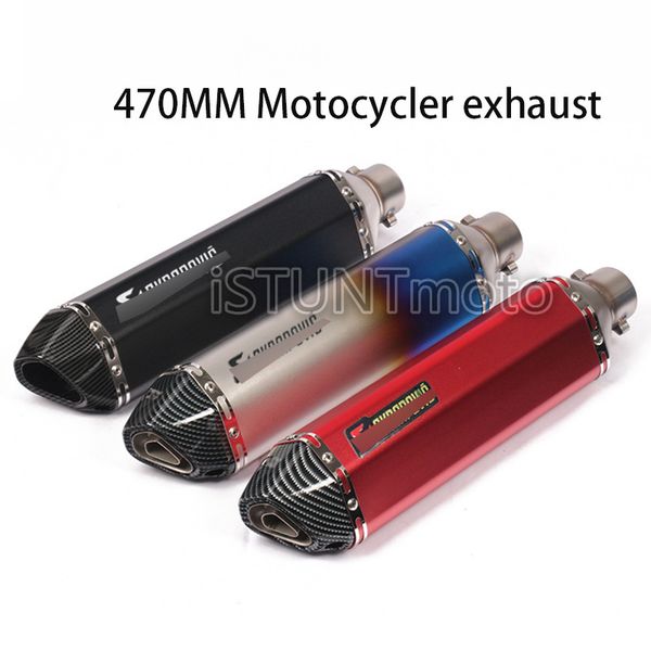 470mm inlet universal motocycle exhaust pipe escape modified scooter muffler db killer for gsx250r z250 ex400 bj250
470mm inlet universal motocycle exhaust pipe escape modified scooter muffler db killer for gsx250r z250 ex400 bj250