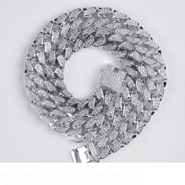 14mm hip hop men's maimi cuban link chain necklace silver gold color iced out cubic zircon bling jewelry necklaces gifts mx190730
14mm hip hop men's maimi cuban link chain necklace silver gold color iced out cubic zircon bling jewelry necklaces gifts mx190730