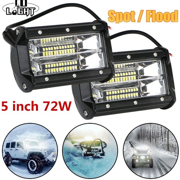 offroad 72w 5inch led work light bar spot flood 12v 24v led light bar for atv lada 4x4 truck uaz auto led driving light
offroad 72w 5inch led work light bar spot flood 12v 24v led light bar for atv lada 4x4 truck uaz auto led driving light