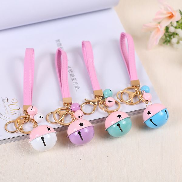 2019 lovely style two-tone bell keychain creative gifts car bag pendant diy key chain fashion gift key chain sweetheart gift, Silver
2019 lovely style two-tone bell keychain creative gifts car bag pendant diy key chain fashion gift key chain sweetheart gift, Silver