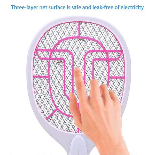 electric mosquito swatter usb rechargeable detachable 18650 lithium battery with user-friendly rope hole bug fly swatter racket
electric mosquito swatter usb rechargeable detachable 18650 lithium battery with user-friendly rope hole bug fly swatter racket