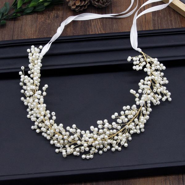high archives bride headwear hair hoop hair band manual pearl a string of beads head hoop marry gift wedding dress modeling accessories, Silver
high archives bride headwear hair hoop hair band manual pearl a string of beads head hoop marry gift wedding dress modeling accessories, Silver