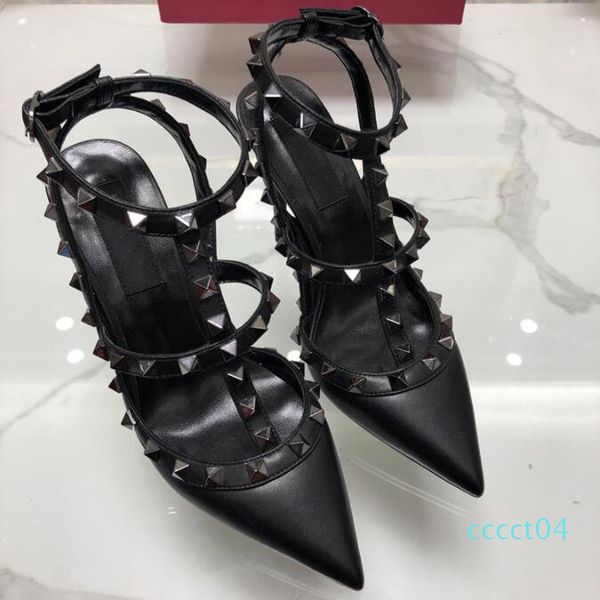 2019 designer pointed with studs high heels 8cm 10cm patent leather rivets sandals women studded strappy dress party office wedding ct4, Black
2019 designer pointed with studs high heels 8cm 10cm patent leather rivets sandals women studded strappy dress party office wedding ct4, Black