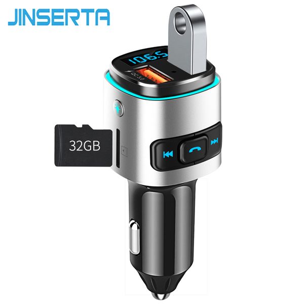 jinserta qc 3.0 usb quick charger bluetooth car fm transmitter wireless hands-calls tf card siri and voice control
jinserta qc 3.0 usb quick charger bluetooth car fm transmitter wireless hands-calls tf card siri and voice control