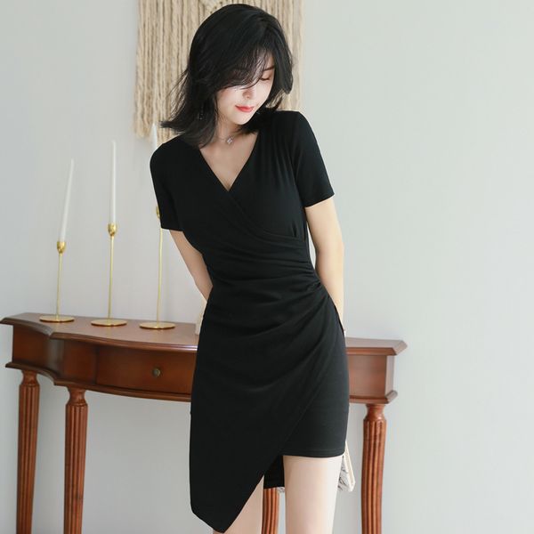 casual dresses women short sleeve v neck elegant bodycon dress summer classy sheath asymmetrical club party vestidos, Black;gray
casual dresses women short sleeve v neck elegant bodycon dress summer classy sheath asymmetrical club party vestidos, Black;gray