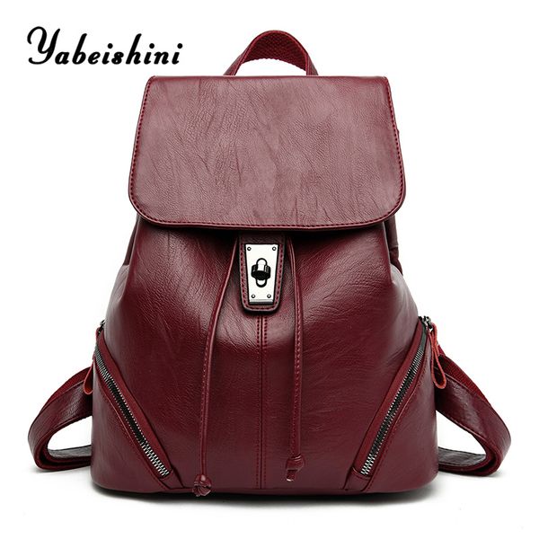 women backpack leather shoulder bags leather school daypack sac a dos fashion retro female knapsack mochilas
women backpack leather shoulder bags leather school daypack sac a dos fashion retro female knapsack mochilas