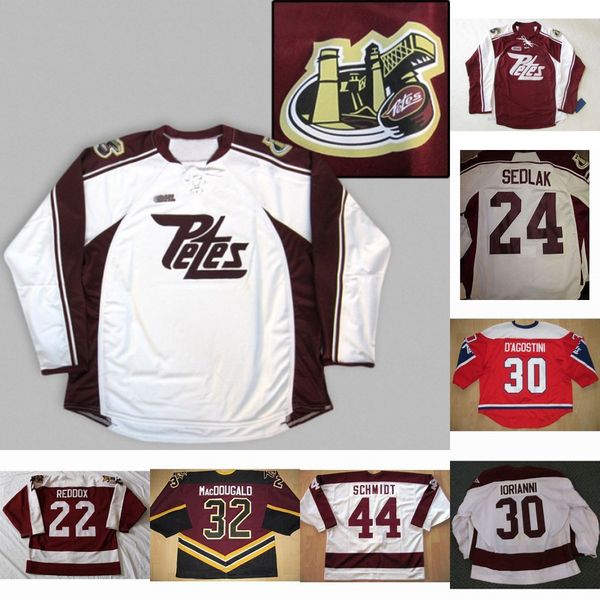 Peterborough Petes 22 Reddox 24 Sedlak 30 D Agostini 44 Ryan Schmidt 32 Jeff MacDougald 30 Matt Ioranni Mens Womens Youth Hockey Jersey
Peterborough Petes 22 Reddox 24 Sedlak 30 D Agostini 44 Ryan Schmidt 32 Jeff MacDougald 30 Matt Ioranni Mens Womens Youth Hockey Jersey