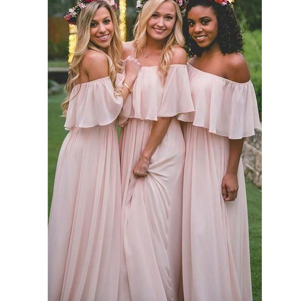 bateau blush pink chiffon a line girls bridesmaid dresses pleats maid of honor dresses vestidos custom made party gowns, White;pink
bateau blush pink chiffon a line girls bridesmaid dresses pleats maid of honor dresses vestidos custom made party gowns, White;pink