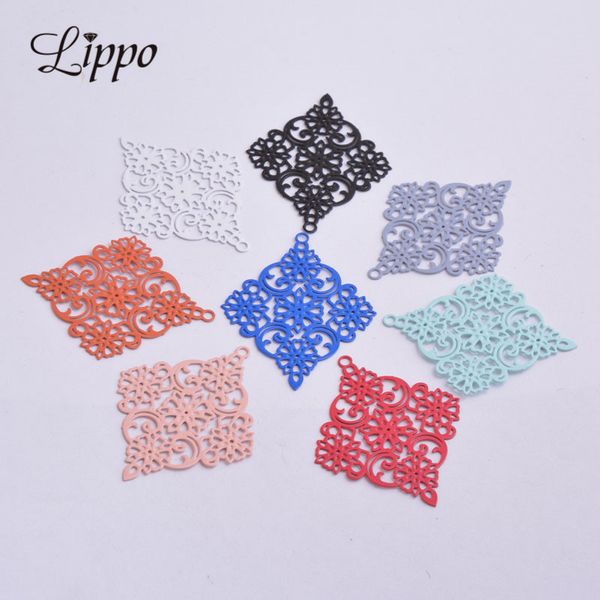 30pcs ab4277 brass rhombus charms blue red filigree hollow pendants earrings connectors diy jewelry materials, Bronze;silver
30pcs ab4277 brass rhombus charms blue red filigree hollow pendants earrings connectors diy jewelry materials, Bronze;silver