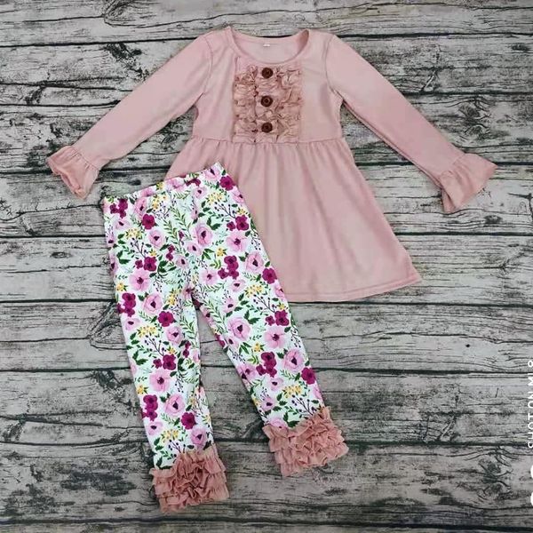 super cute pink ruffle tunic+floral pants for baby girl fall boutique outfits, White
super cute pink ruffle tunic+floral pants for baby girl fall boutique outfits, White