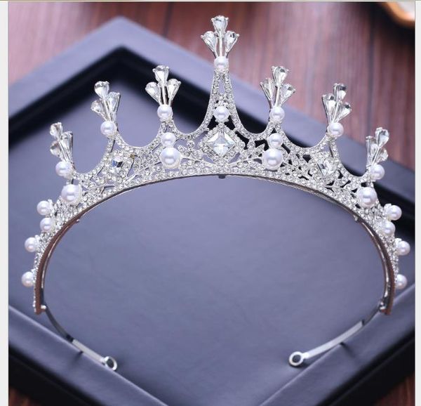 headwear korean princess atmospheric crown hair ornament marriage garment accessory hair hoop hair ornament, Slivery;golden
headwear korean princess atmospheric crown hair ornament marriage garment accessory hair hoop hair ornament, Slivery;golden