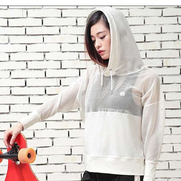 voobuyla autumn women hooded running jacket long sleeve ladies fitness sportswear hollow out see through yoga jacket, Black;red
voobuyla autumn women hooded running jacket long sleeve ladies fitness sportswear hollow out see through yoga jacket, Black;red