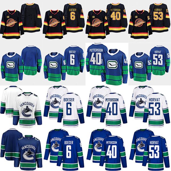 vancouver canucks jersey 53 bo horvat 40 elias pettersson 6 brock boeser quality men's hockey jerseys, Black;red
vancouver canucks jersey 53 bo horvat 40 elias pettersson 6 brock boeser quality men's hockey jerseys, Black;red