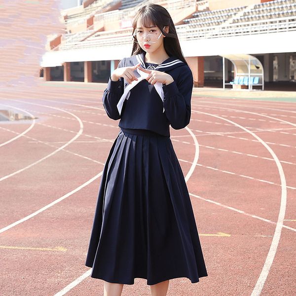 autumn japanese sailor suit suit uniforms korean students wear class suits japanese dress uniforms college wind female, White
autumn japanese sailor suit suit uniforms korean students wear class suits japanese dress uniforms college wind female, White