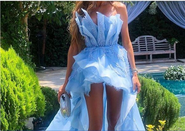 arabic high low party dresses beaded pearls tiered organza prom dress formal robe de soiree yong girls homecoming gowns, Red
arabic high low party dresses beaded pearls tiered organza prom dress formal robe de soiree yong girls homecoming gowns, Red