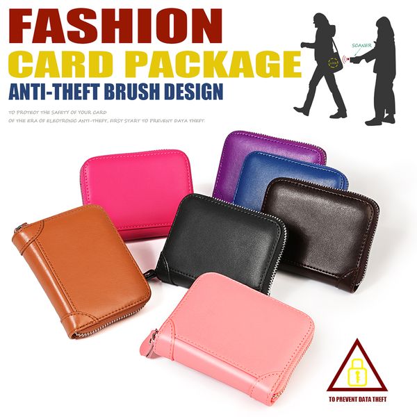 mini clutches rfid blocking zipper purses genuine leather credit bank cards wallet p holder pocket pouches banknote pocket gift, Red;black
mini clutches rfid blocking zipper purses genuine leather credit bank cards wallet p holder pocket pouches banknote pocket gift, Red;black