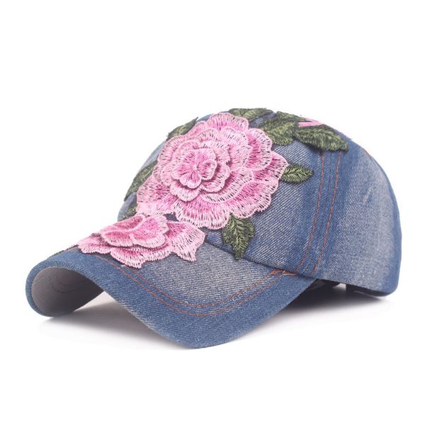 caps women's hat summer women baseball cap with flower embroidery breathable outdoor hat fashion simplicity czapka z daszkiem, Blue;gray
caps women's hat summer women baseball cap with flower embroidery breathable outdoor hat fashion simplicity czapka z daszkiem, Blue;gray