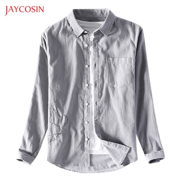 joycosin 2019 winter men shirt casual fashion male clothes lapels collar wild button shirt pocket solid long sleeve men, White;black
joycosin 2019 winter men shirt casual fashion male clothes lapels collar wild button shirt pocket solid long sleeve men, White;black