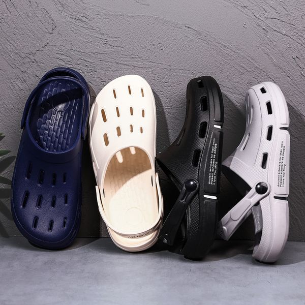 size 40-45 garden clog shoes men's quick dry casual home slippers male beach sandals anti skid bathroom slippers, Black
size 40-45 garden clog shoes men's quick dry casual home slippers male beach sandals anti skid bathroom slippers, Black
