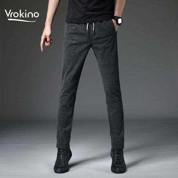 winter 2019 new men's slim cotton track pants youth slim golden classic trousers black gray green
winter 2019 new men's slim cotton track pants youth slim golden classic trousers black gray green