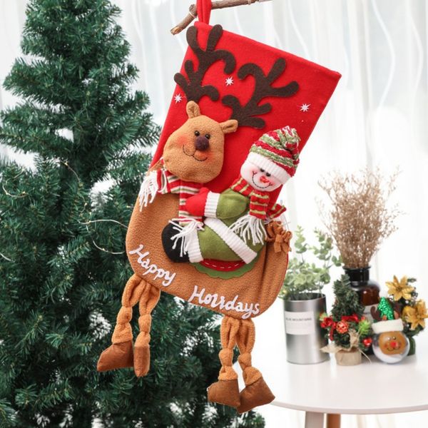 christmas stockings 3d santa snowman doll candy bag gifts holder christmas tree pendant hanging home decoration
christmas stockings 3d santa snowman doll candy bag gifts holder christmas tree pendant hanging home decoration