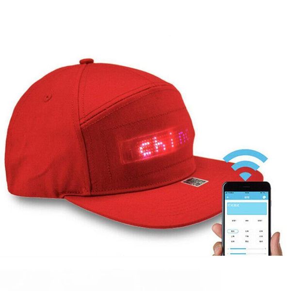 cool fashion bluetooth led message hiphop cap baseball adjustable cap hat men boys, Blue;gray
cool fashion bluetooth led message hiphop cap baseball adjustable cap hat men boys, Blue;gray