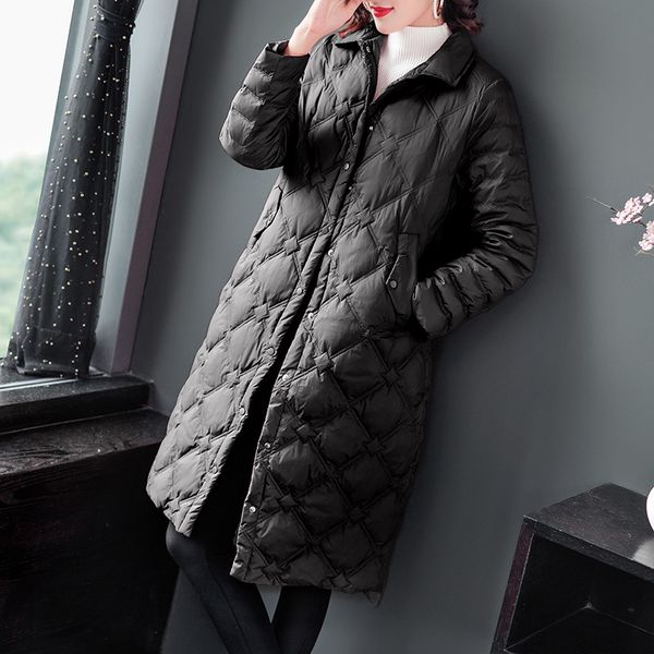 1927112-2019 winter new style fashion leng xing ge over-the-knee thin slim fit mid-length down jacket coat women's, Black;white
1927112-2019 winter new style fashion leng xing ge over-the-knee thin slim fit mid-length down jacket coat women's, Black;white