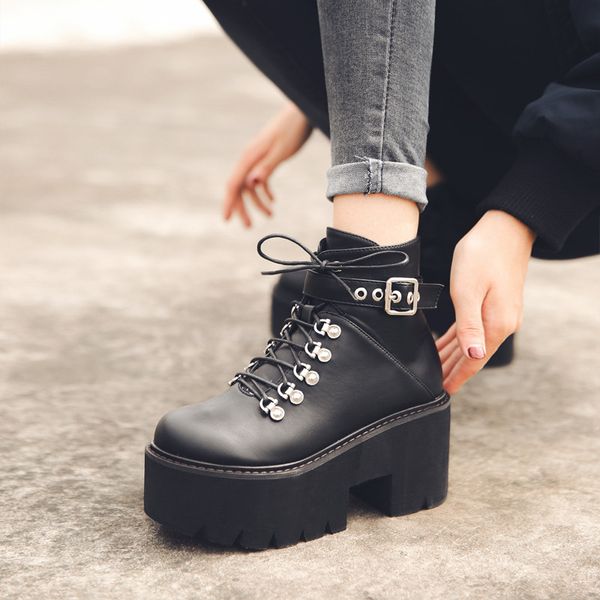 ymechic 2019 punk gothic женской обуви black winter thick sole платформа лодыжка combat boots для женщин пряжки lace up гота пинетки
ymechic 2019 punk gothic женской обуви black winter thick sole платформа лодыжка combat boots для женщин пряжки lace up гота пинетки
