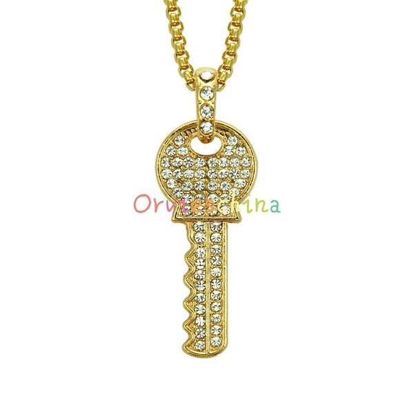 2020 designer necklace european and american explosion models full diamond key pendant necklace jewelry, Black
2020 designer necklace european and american explosion models full diamond key pendant necklace jewelry, Black