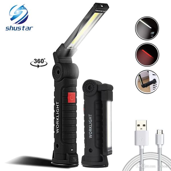 usb rechargeable cob led flashlight work light inspection light 5 modes tail magnet design hanging torch lamp 2 sizes waterproof
usb rechargeable cob led flashlight work light inspection light 5 modes tail magnet design hanging torch lamp 2 sizes waterproof