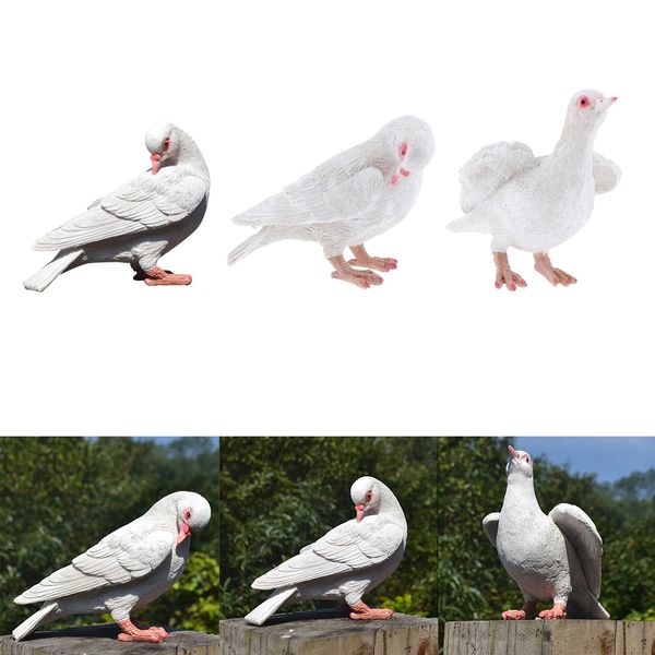 set of 3 resin doves pigeon statues garden figurines decorations for lawn, patio, yard, garden, path, walkway or driveway
set of 3 resin doves pigeon statues garden figurines decorations for lawn, patio, yard, garden, path, walkway or driveway
