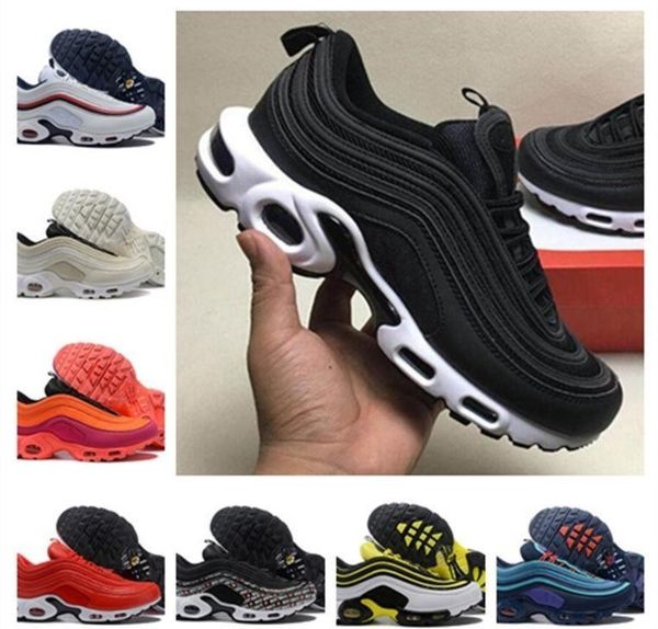 2019 new chaussures tn plus 97 se tuned hybird homm mens running shoes men sneakers 97s fashion tns shock yellow womens trainers szie 36-46
2019 new chaussures tn plus 97 se tuned hybird homm mens running shoes men sneakers 97s fashion tns shock yellow womens trainers szie 36-46