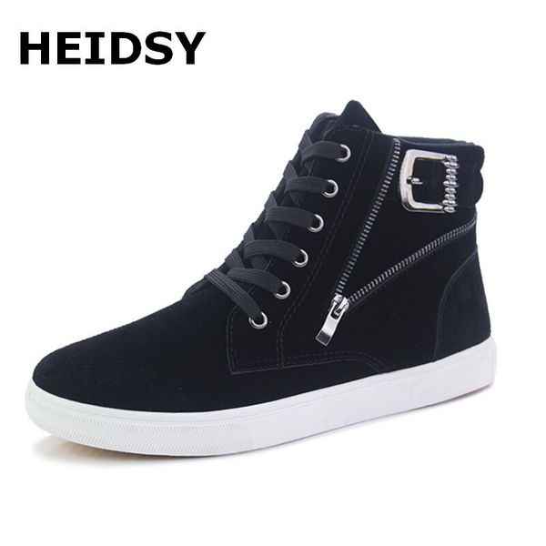 autumn winter men's boots warm plush male ankle boots high mans casual shoes for men footwear male sneakers, Black
autumn winter men's boots warm plush male ankle boots high mans casual shoes for men footwear male sneakers, Black