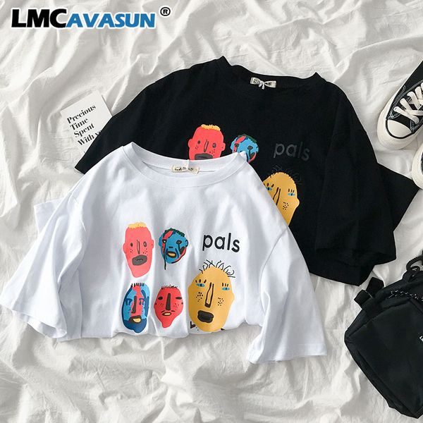 summer fashion printing t-shirt women casual short sleeve o-neck loose oversize black white pullover cotton
summer fashion printing t-shirt women casual short sleeve o-neck loose oversize black white pullover cotton