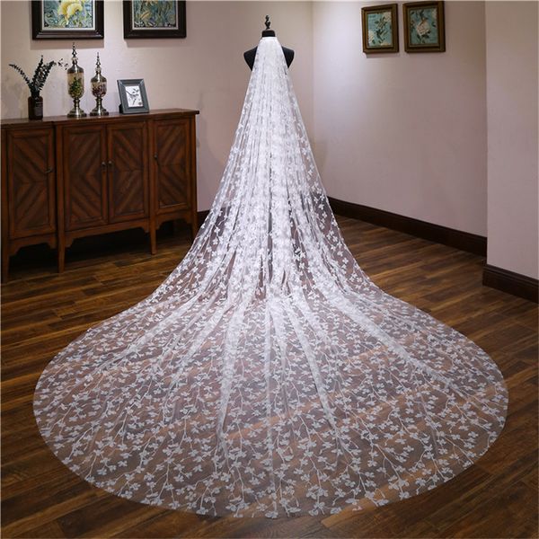 fashion white champagne wedding veil one layer 3 meters bridal veil big trailing bridal accessories bride veils, Black
fashion white champagne wedding veil one layer 3 meters bridal veil big trailing bridal accessories bride veils, Black
