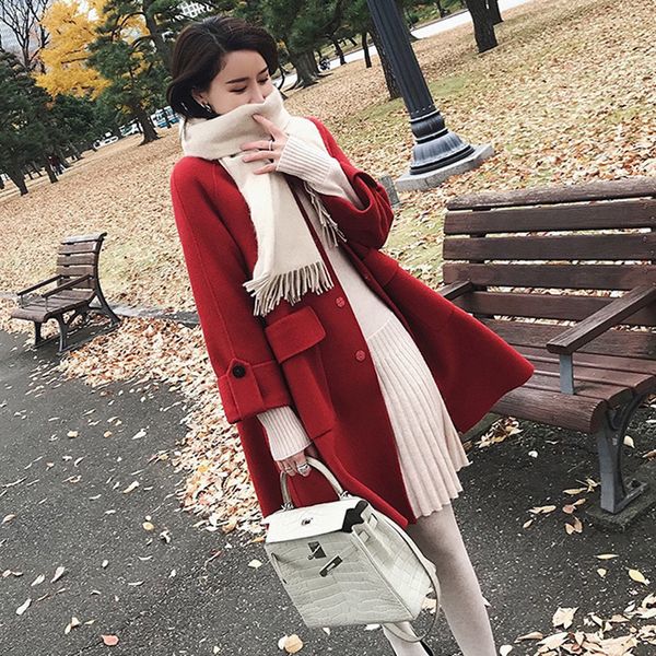 hepburn style woolen coat women autumn and winter new simple high cold temperament hong kong flavor plus cotton woolen coat, Black
hepburn style woolen coat women autumn and winter new simple high cold temperament hong kong flavor plus cotton woolen coat, Black