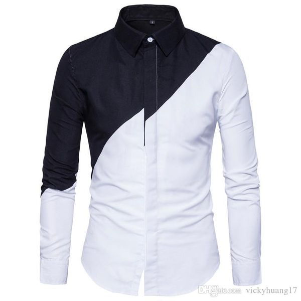 loldeal мужская хлопок черный белый шить цвет рубашки повседневная slim fit мода мужчины нагрудные большой размер с длинным рукавом рубашки, White;black
loldeal мужская хлопок черный белый шить цвет рубашки повседневная slim fit мода мужчины нагрудные большой размер с длинным рукавом рубашки, White;black