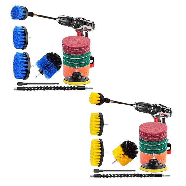 15 pack drill brush power scrubber cleaning brush extended attachment set all purpose drill scrub brushes kit for grout floor tu
15 pack drill brush power scrubber cleaning brush extended attachment set all purpose drill scrub brushes kit for grout floor tu
