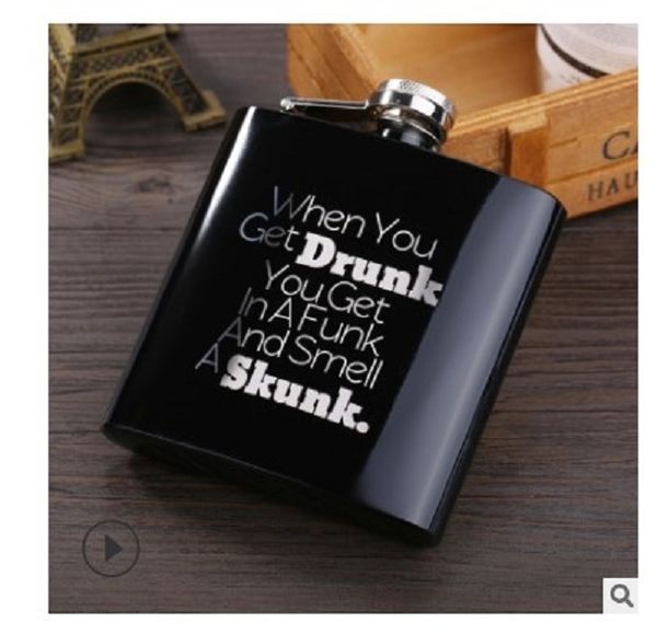 2020 hip flasks 6oz shiny black stainless steel metal english wine bottle drinkware dining bar 014
2020 hip flasks 6oz shiny black stainless steel metal english wine bottle drinkware dining bar 014