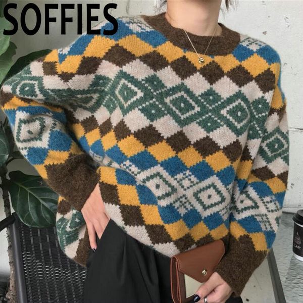2019 winter women thick warm sweaters o-neck oversize vintage knitting jumpers ugly xmas pullover, White;black
2019 winter women thick warm sweaters o-neck oversize vintage knitting jumpers ugly xmas pullover, White;black