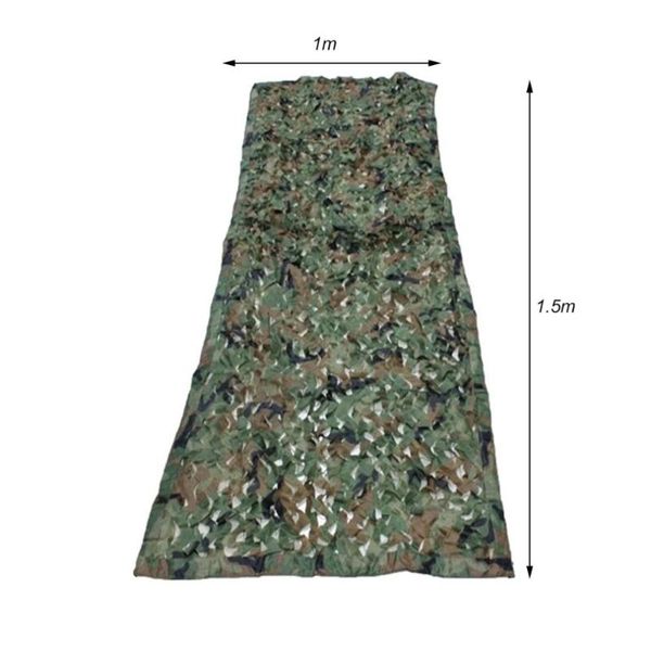 1.5*1m Outdoor Camouflage Net Tactical Army Camo Netting Car Covers Tent Hunting Blinds Netting Cover Conceal Drop Net