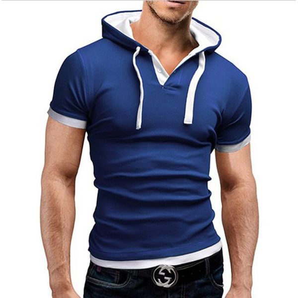 fashion new men tshirt hooded tees summer cool design t -shirt homme fitness fashion brand clothing male t shirt plus solid tees, White;black
fashion new men tshirt hooded tees summer cool design t -shirt homme fitness fashion brand clothing male t shirt plus solid tees, White;black