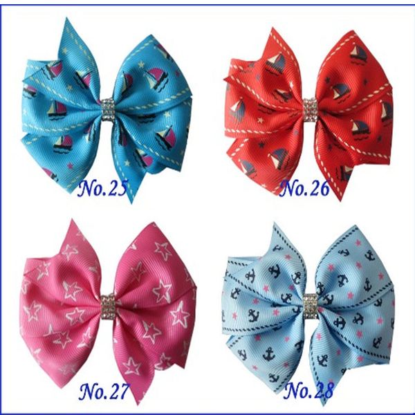 200 blessing good girl 3.5" wendy hair bow clip national flag independence day, Slivery;white
200 blessing good girl 3.5" wendy hair bow clip national flag independence day, Slivery;white