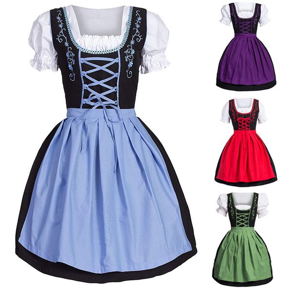 Women's Oktoberfest Costume Bavarian Beer Girl Drindl Tavern Maid Dress Anime Maid Oktoberfest Lace Medieval Vintage Dress
Women's Oktoberfest Costume Bavarian Beer Girl Drindl Tavern Maid Dress Anime Maid Oktoberfest Lace Medieval Vintage Dress