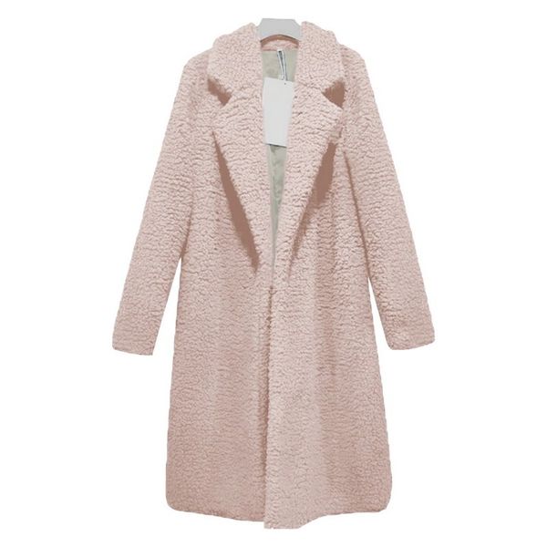 vertvie winter faux fur coat women long lamb casual coat female turn down collar blends overcoat elegant teddy plus size coats, Black
vertvie winter faux fur coat women long lamb casual coat female turn down collar blends overcoat elegant teddy plus size coats, Black