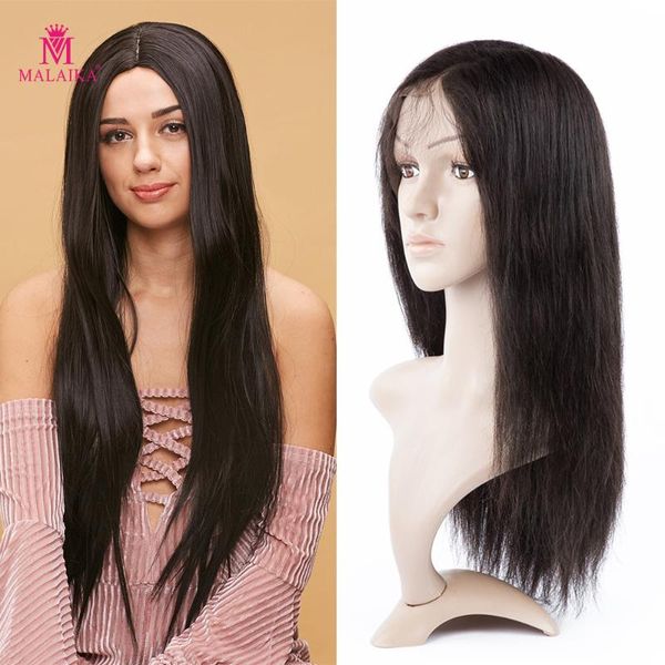 malaika natural color human hair wigs for women long straight lace front wig with natural hairline middle part, Black;brown
malaika natural color human hair wigs for women long straight lace front wig with natural hairline middle part, Black;brown