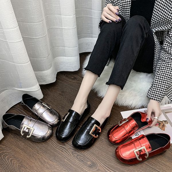 korean shoes women's moccasins soft round toe casual female sneakers autumn flats 2019 summer new square fall comfortable dress, Black
korean shoes women's moccasins soft round toe casual female sneakers autumn flats 2019 summer new square fall comfortable dress, Black
